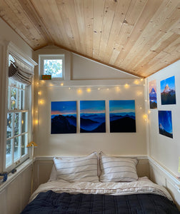 Waking up in the Mountains (Large Triptych)